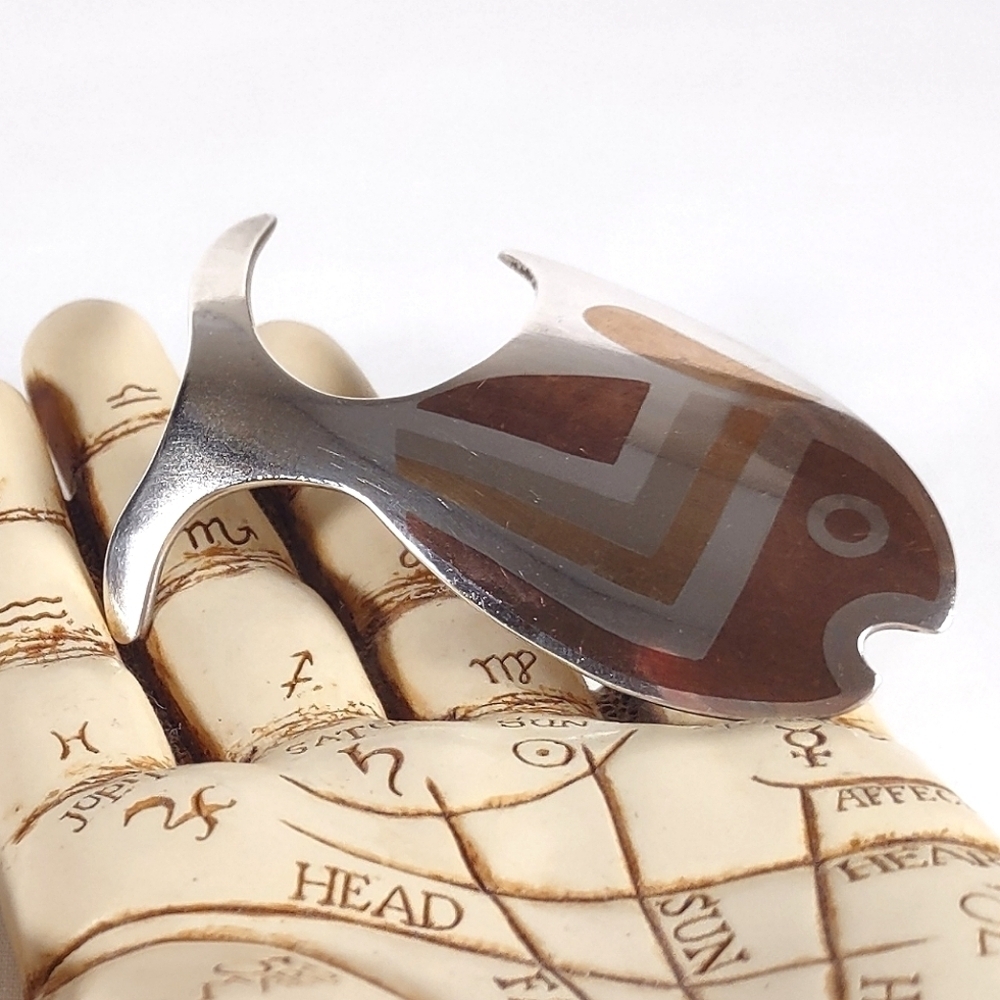 Vintage Pre MCM Metales Casados Made in Mexico Fish Brooch